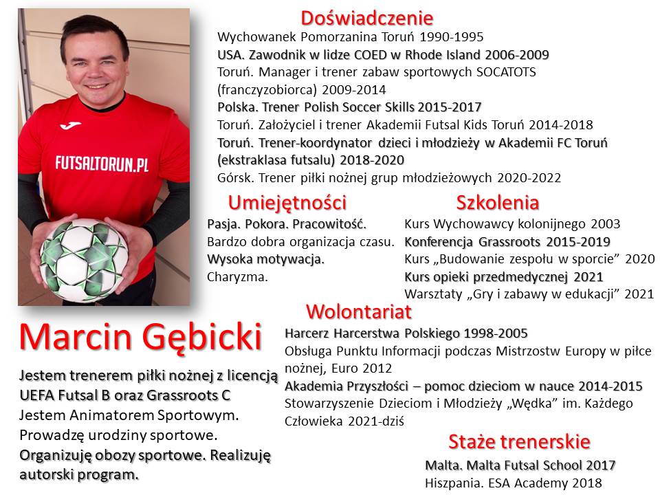 doświadczenie Marcin Gębicki